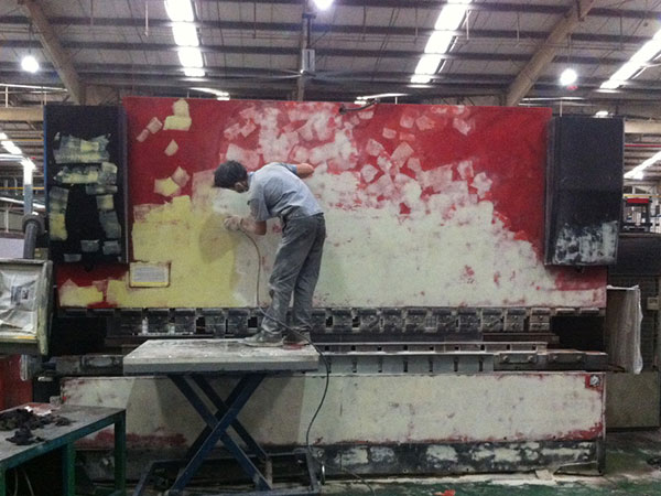 沈陽二手設(shè)備翻新噴漆注意要點